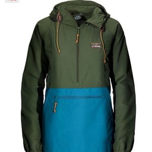 LL Bean Classic Anorak, Colorblock Wom. Size Small